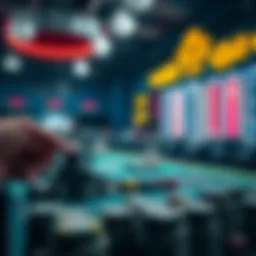 An intricate display of a betting strategy concept