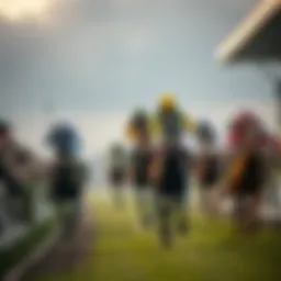 Horse racing action at Cheltenham Festival