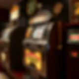 Vintage slot machine showcasing early design features