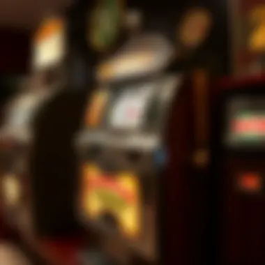 Vintage slot machine showcasing early design features