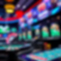 Overview of online casinos featuring vibrant graphics