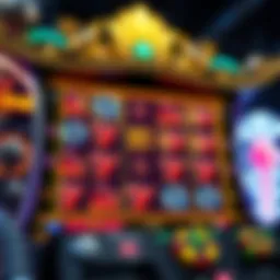 Intricate design of a modern online slot game interface