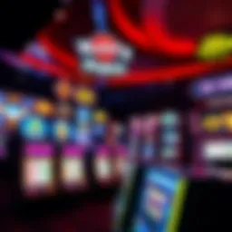 An intricate display of online slot game interfaces